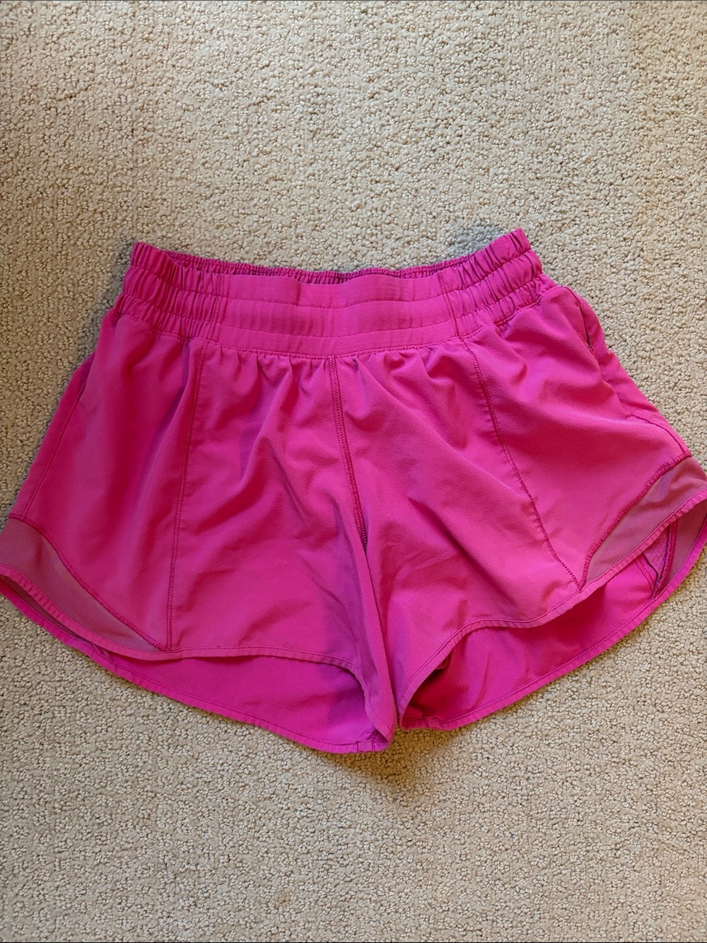 Lululemon Hotty Hot Pink Athletic Shorts size 4